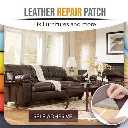 LAST DAY 49% Off - Self-Adhesive Leather Refinisher Cuttable Sofa Repair.