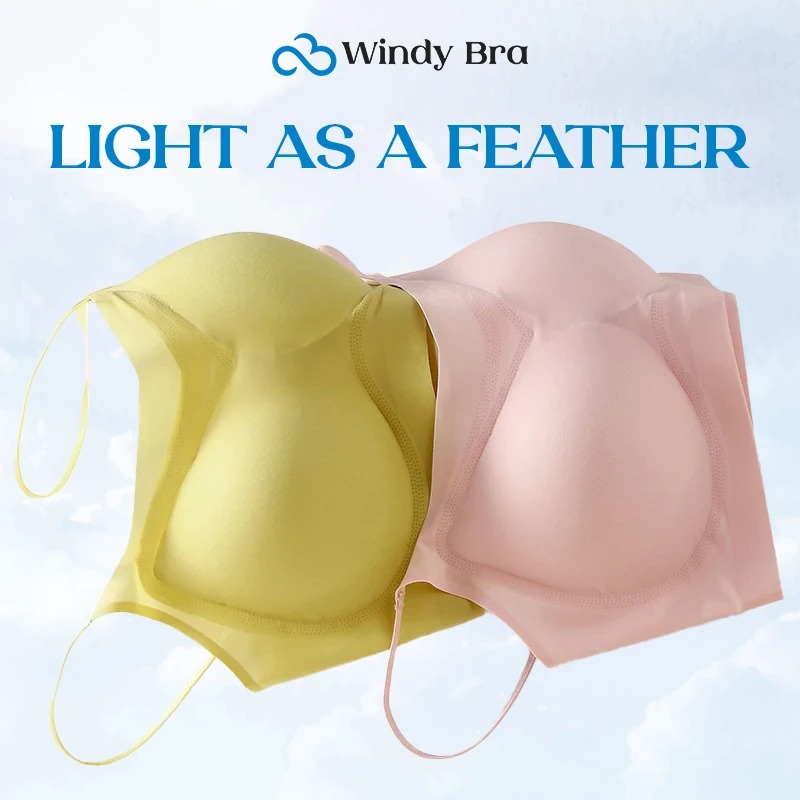 LELEBEAR Windy Bra, Ultra-Thin Ice Silk Lifting Bra, WindyBra Cozy