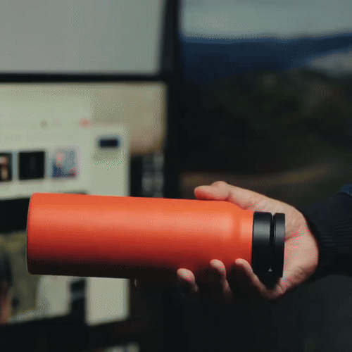 HubbTechPro™️ Ringo360 Magnetic Hydration Station - 24oz Insulated Water Bottle & Phone Mount